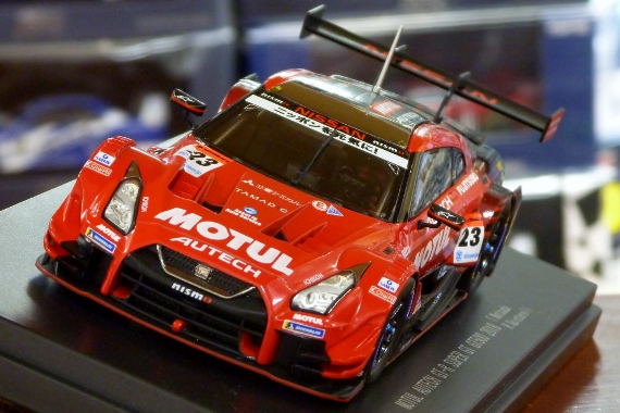 エブロ1/43 スーパーGT2018 モチュール オーテック GT-R #23｜ミニカーショップ　ディーズ・サーキット