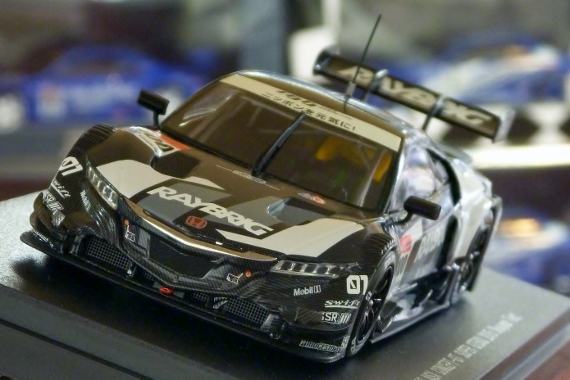 エブロ1/43 スーパーGT 2015 レイブリック NSX コンセプトGT 岡山テスト #100｜ミニカーショップ　ディーズ・サーキット