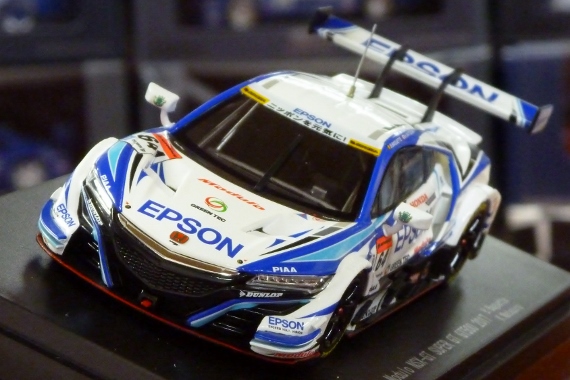 エブロ1/43 スーパーGT 2017 エプソン モデューロ NSX-GT #64｜ミニカーショップ　ディーズ・サーキット