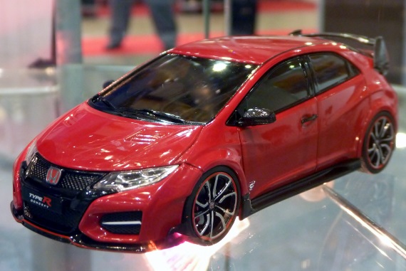 エブロ1/43 ホンダ シビック タイプR コンセプト 2014 [ミニカー