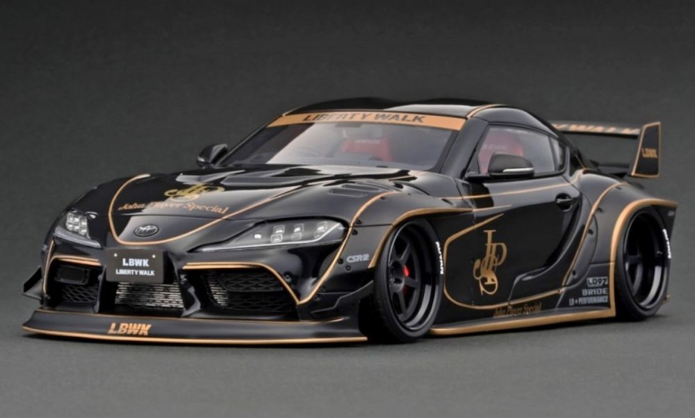 1/18スケール Top Speed「LB☆WORKS トヨタ・GRスープラ」(ホワイト)ミニカー｜Liberty  Walk