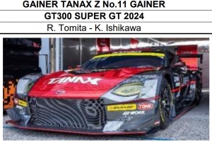 1/43 spark ミニカー　GAINER TANAX super gt Spark SGT046 1/43 GAINER TANAX GT-R No.11 GAINER GT300 SUPER