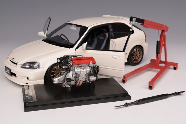 予約 MOTORHELIX 1/18 ホンダ シビック タイプR EK9 無限