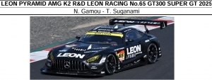 予約 スパーク1/43 スーパーGT 2025 レオン ピラミッド AMG K2 R&D #65