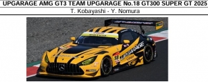 RCタミヤアップガレージAMG 18号車2025\"ボディ RCタミヤアップガレージAMG 18号車2025