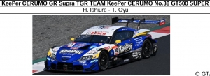 RCタミヤキーパーZENTセルモスープラ38号車2024ボディ - メルカリ