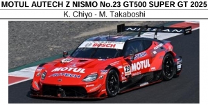 予約 スパーク1/64 スーパーGT 2025 モチュール オーテック Z #23
