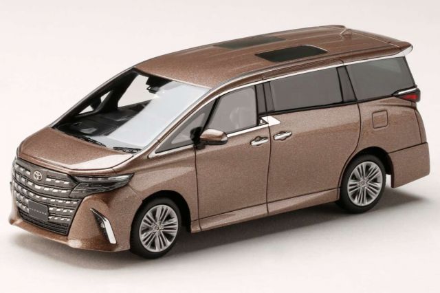1/43トヨタ アルファード/TOYOTA ALPHARD(ホワイト)/MSZ Metal